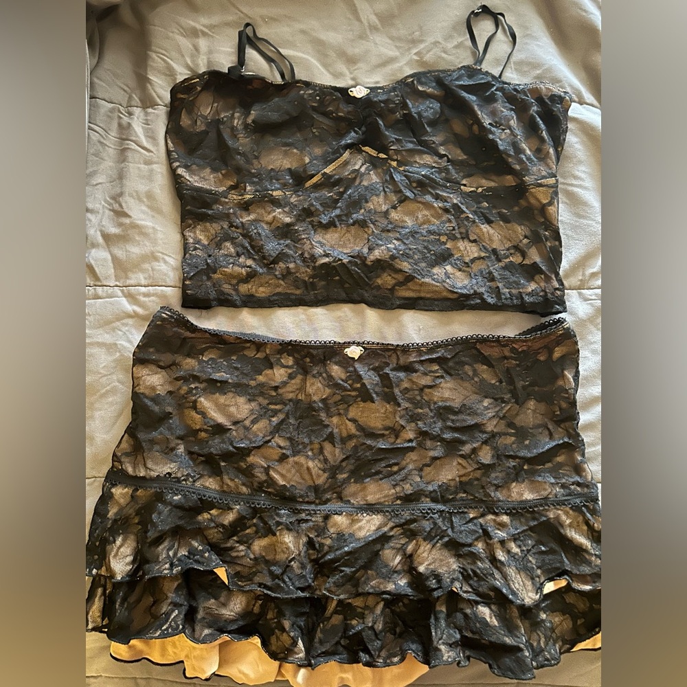 Two piece skirt set